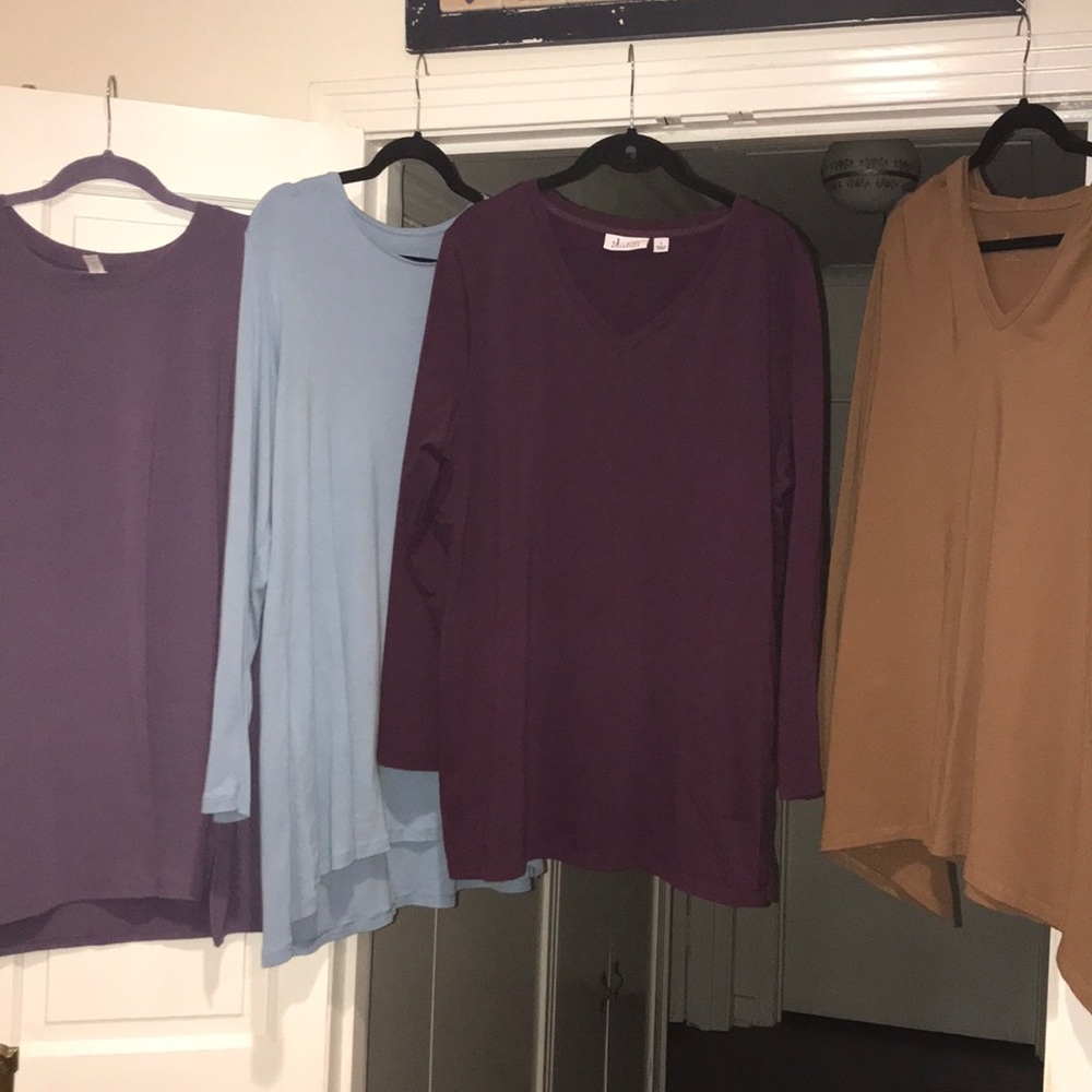 Set of 4 size L tops